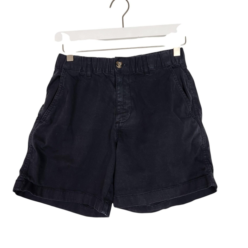 BEARBOTTOM Shorts Mens Small Black Chino Elastic Waist Stretch Casual 5.5 Inseam